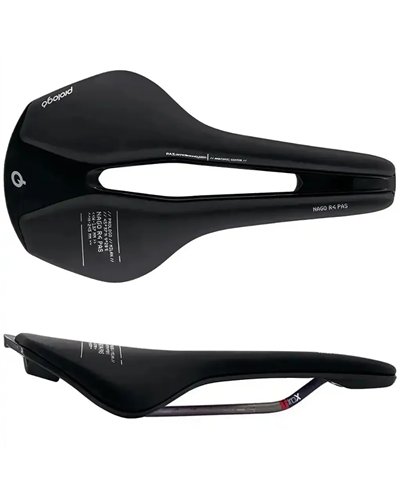 Prologo NAP4TN3HB23-AM Saddle Nago R4 PAS 137 TiroX, Hard Black