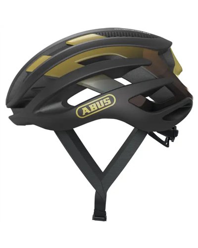 Abus AirBreaker Road Cycling Helmet, Black/Gold
