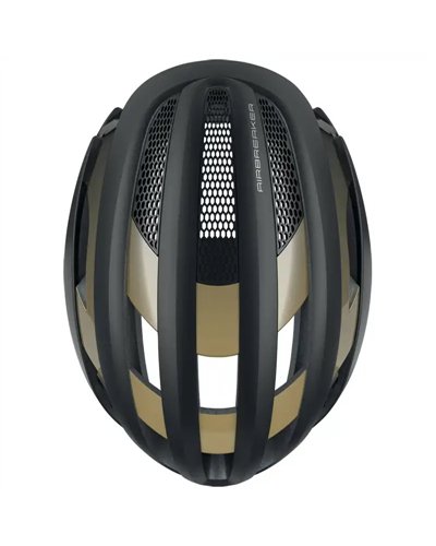 Abus AirBreaker Road Cycling Helmet, Black/Gold