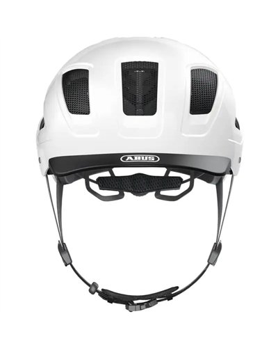 Abus Hyban 2.0 Casco Urban, Bianco Polare