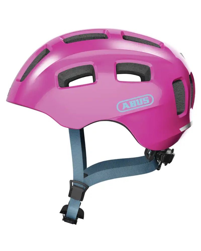 Abus Youn-I 2.0 Kids Cycling Helmet, Sparkling Pink