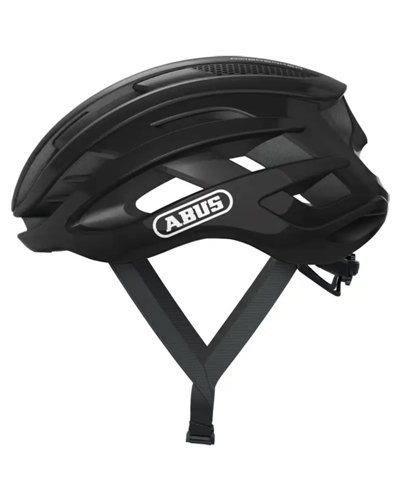 Abus AirBreaker Casco Strada, Nero Lucido