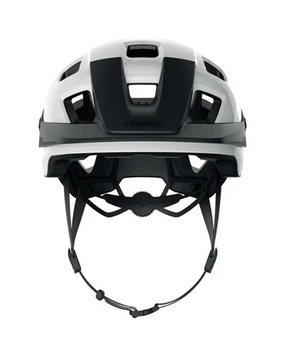 Abus MoTrip Casco MTB, Bianco Lucido