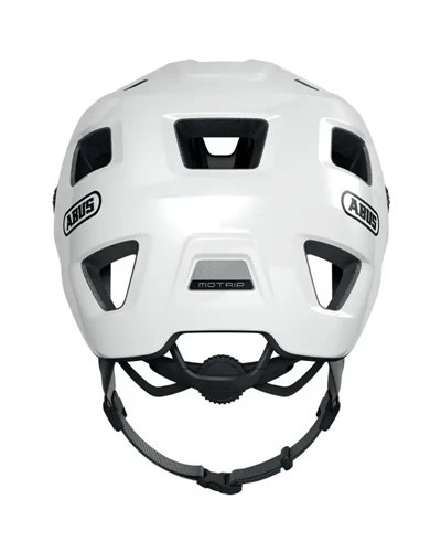 Abus MoTrip Casco MTB, Bianco Lucido