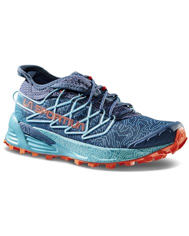 La Sportiva Mutant Women's Trail Running Shoes, Storm Blue/Cherry Tomato