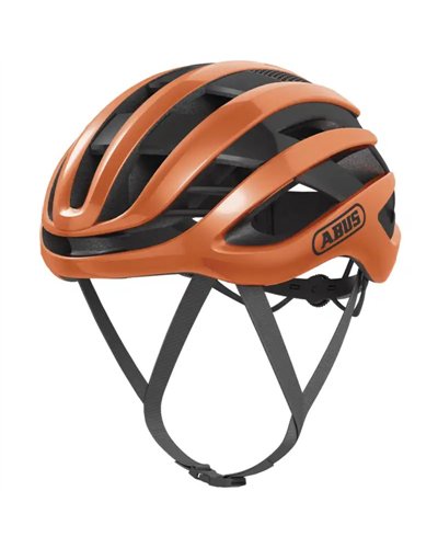 Abus AirBreaker Road Cycling Helmet, Goldfish Orange