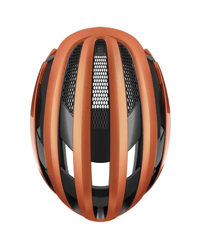 Abus AirBreaker Road Cycling Helmet, Goldfish Orange