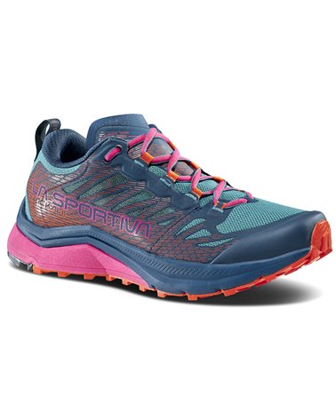 La Sportiva Jackal II Women's Trail Running Shoes, Storm Blue/Lagoon