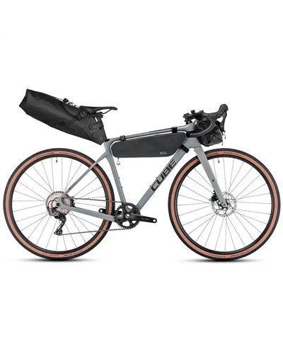 Acid Pack Pro 15 Set Borsa Manubrio Bici 15 Litri Impermeabile, Nero