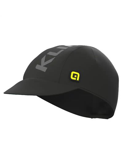 Alè Elements Cycling Waterproof Underhelmet Cap, Black (One Size Fits All)