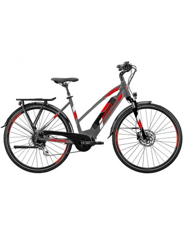 Atala e-Bike Clever 7.2 Lady LT 9sp AM80 418Wh Size 45, Anthracite/Fluo Red Matt