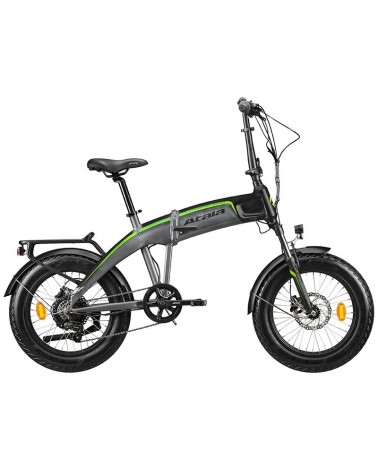 Atala e-Bike Pieghevole Extrafolding 7.1 Shimano Tourney 7V EcoLogic 630Wh, Nero/Antracite Opaco