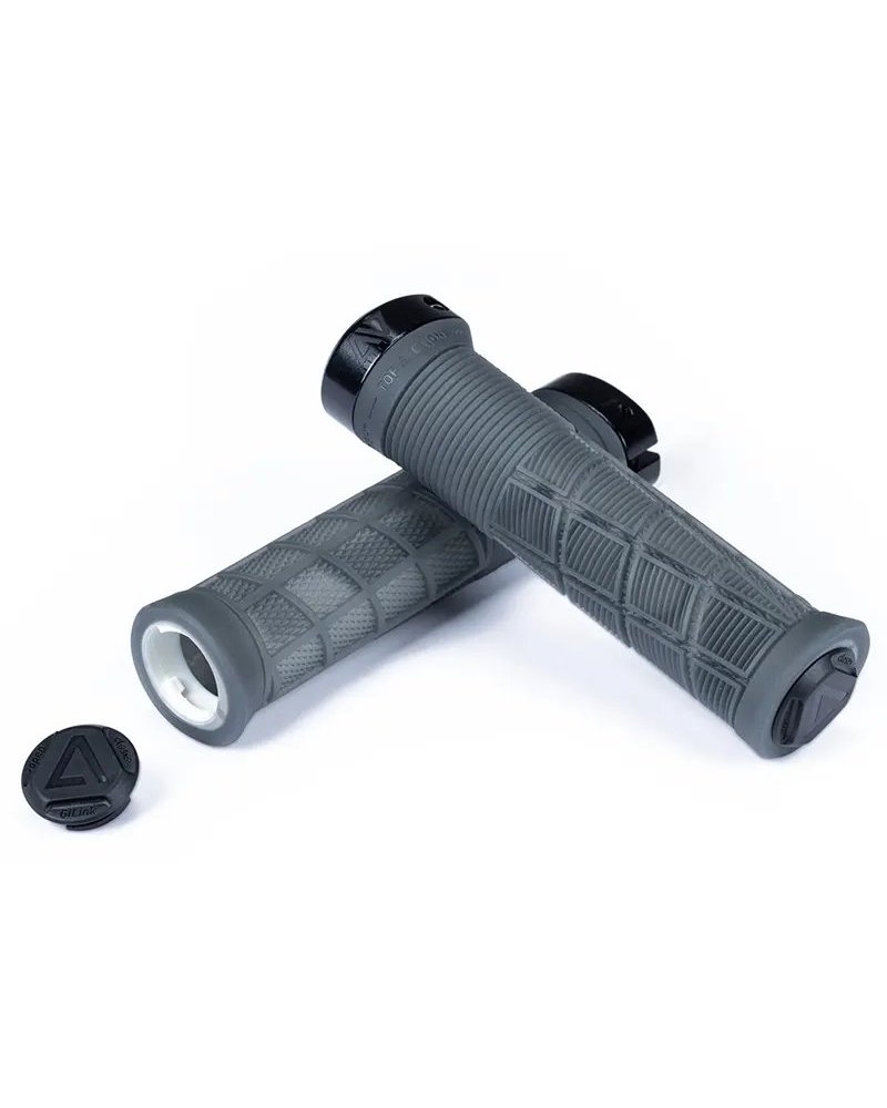 Acid Disrupt Coppia Manopole MTB Ø32.5mm, Nero Traslucido
