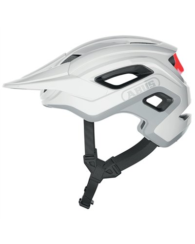 Abus CliffHanger MTB Cycling Helmet, Shiny White
