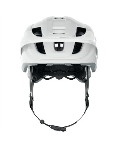 Abus CliffHanger Casco MTB, Bianco Lucido