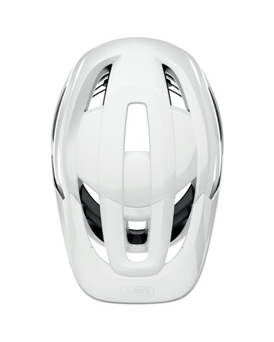 Abus CliffHanger Casco MTB, Bianco Lucido