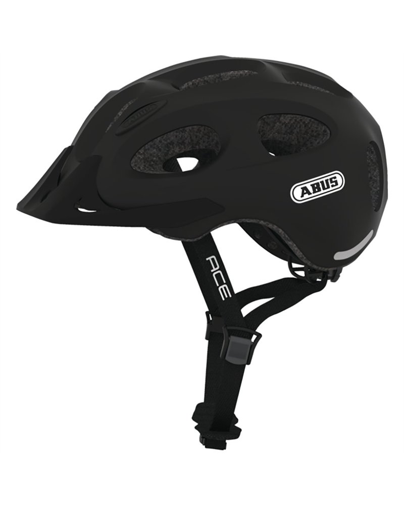 Abus Youn-I Ace Urban Cycling Helmet, Velvet Black