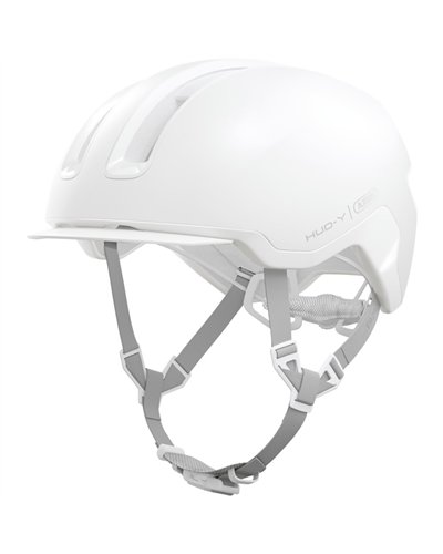 Abus Hud-Y Urban Cycling Helmet, Pure White