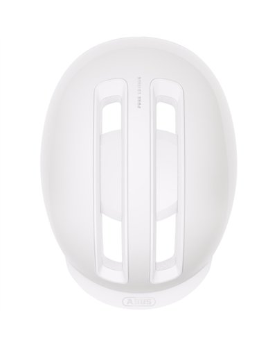 Abus Hud-Y Casco Urban, Bianco Puro