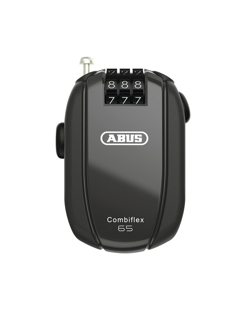 Infinity Combiflex Stopover 65 Roll-back Cable Lock, Black