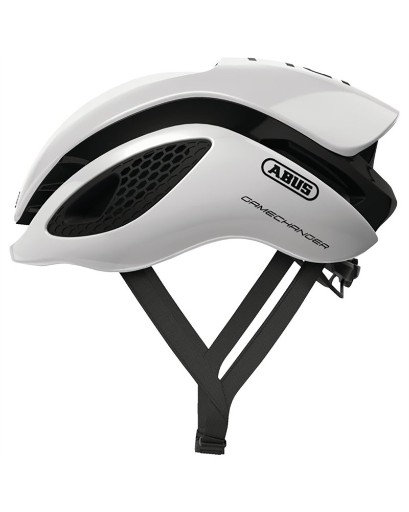 Abus GameChanger Road Cycling Helmet, Polar White