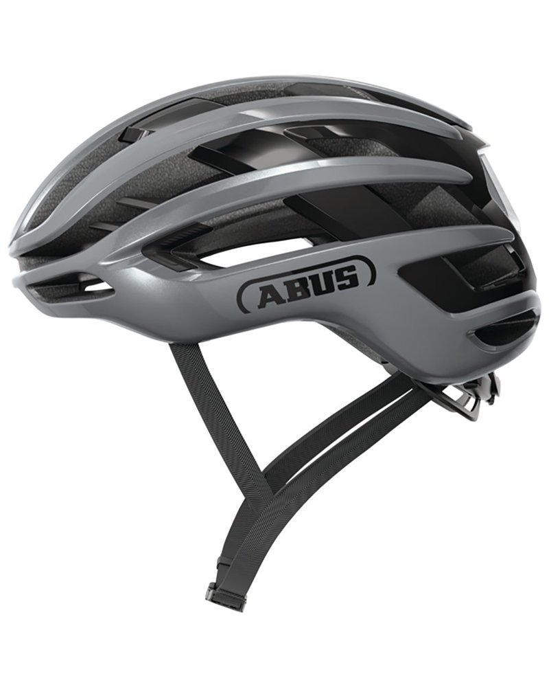Abus AirBreaker 2.0 Road Cycling Helmet, Graphite Silver