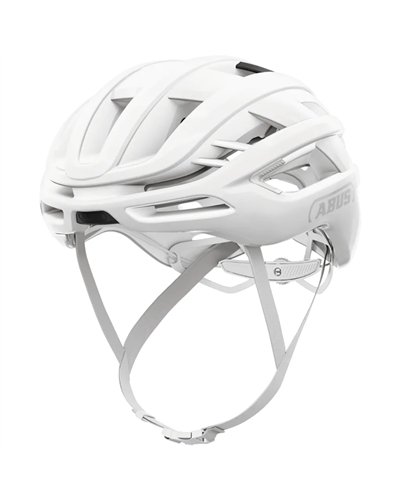 Abus AirBreaker 2.0 Casco Strada, Bianco Puro