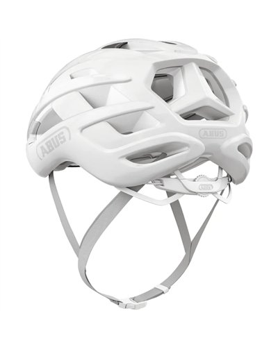 Abus AirBreaker 2.0 Casco Strada, Bianco Puro