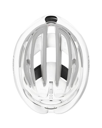 Abus AirBreaker 2.0 Casco Strada, Bianco Puro