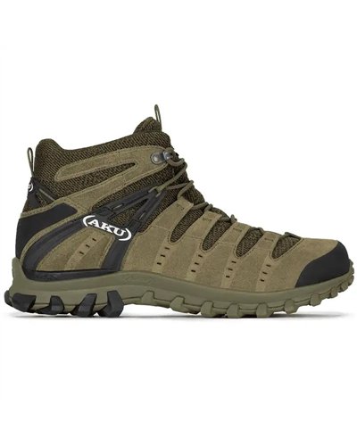 Aku Alterra Lite Mid GTX Gore-Tex Scarponi Uomo, Camouflage Verde/Nero