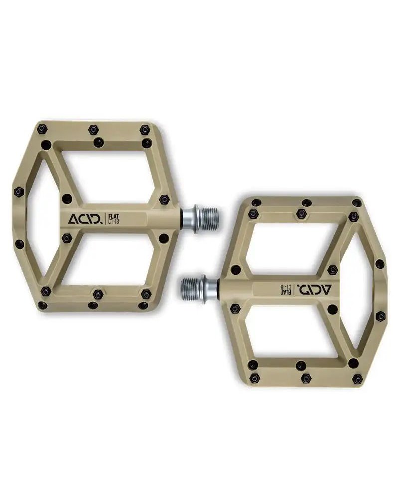 Acid Couple C1-IB Flat Pedals, Desert