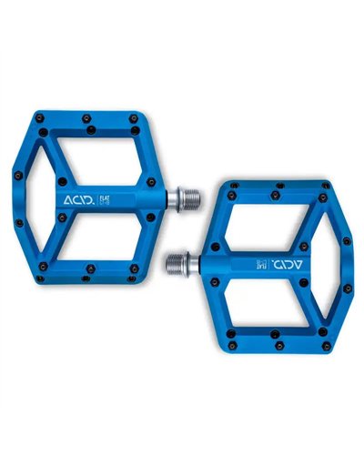 Acid Coppia Pedali Flat C1-IB, Blu