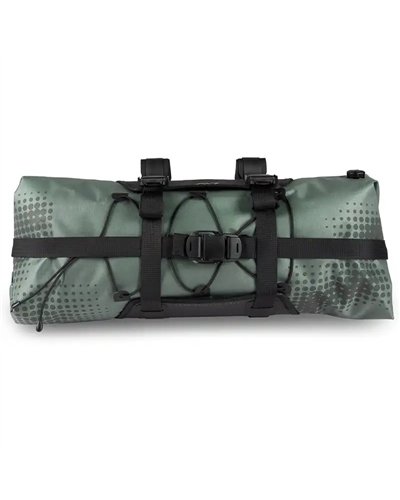 Acid Pack Pro 15 Waterproof Handlebar Bag Pack 15 Liters, Black/Green
