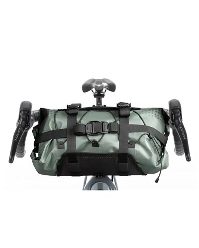 Acid Pack Pro 15 Waterproof Handlebar Bag Pack 15 Liters, Black/Green