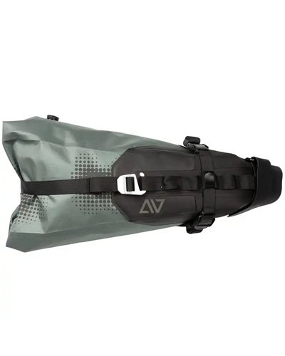 Acid Pack Pro 15 Waterproof Bicycle Saddle Bag Pack 15 Liters, Black/Green