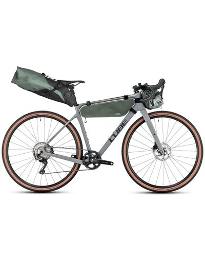 Acid Pack Pro 15 Waterproof Bicycle Saddle Bag Pack 15 Liters, Black/Green
