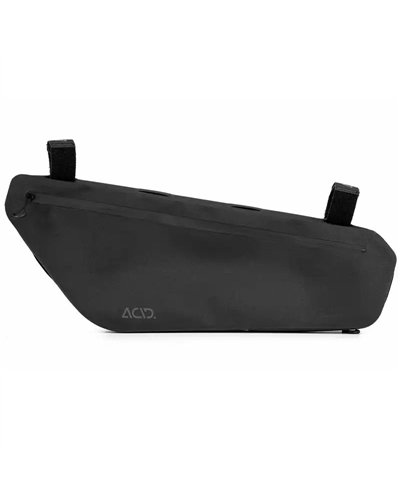 Acid Pack Pro 4 Borsa Tubo Orizzontale Bici 4 Litri Impermeabile, Nero