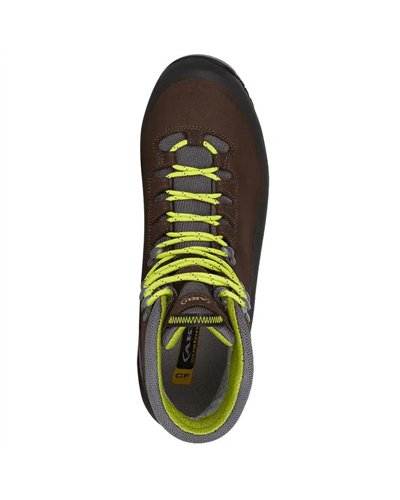 Aku Superalp V-Light GTX Gore-Tex Men's Trekking Boots, Earth Brown/Lime