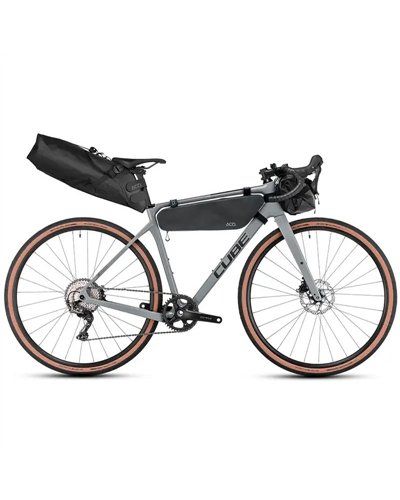 Acid Pack Pro 15 Set Borsa Sottosella Bici 15 Litri Impermeabile, Nero
