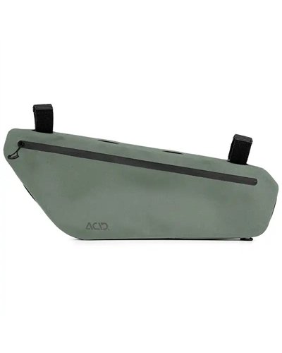 Acid Pack Pro 4 Borsa Tubo Orizzontale Bici 4 Litri Impermeabile, Verde