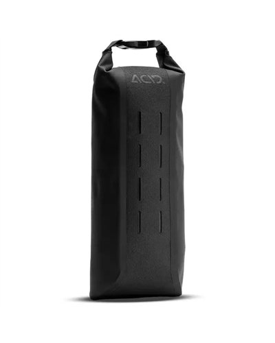 Acid Pack Pro 1 Waterproof Bicycle Bag 1 Liter for Fork Cage, Black