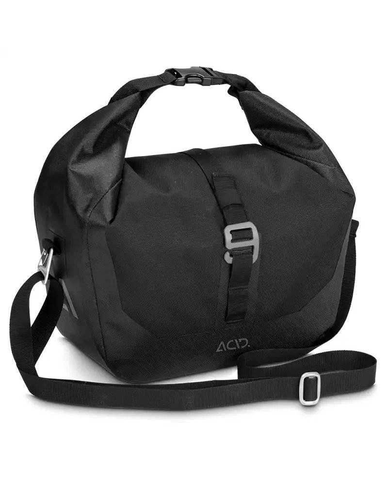 Acid City 6 RT FILink Borsa Manubrio Bici 6 Litri Impermeabile, Nero