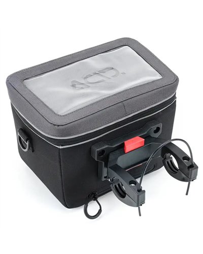 Acid City 5 FILink Borsa Manubrio Bici 5 Litri Touchscreen, Nero