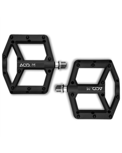 Acid Coppia Pedali Flat C1-IB, Nero