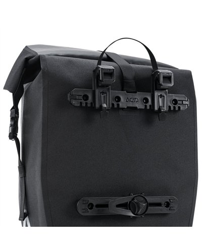 Acid Pure 5 SMLink Borsa Bici Posteriore 15 Litri Impermeabile, Nero