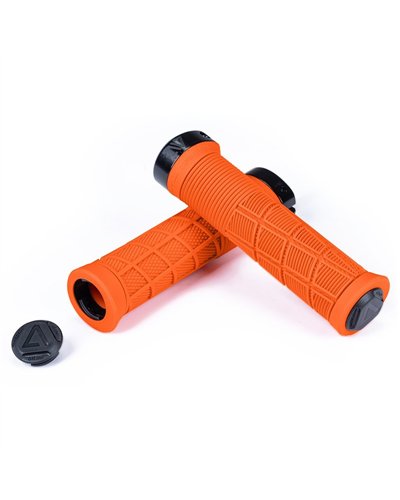 Acid Disrupt Coppia Manopole MTB Ø32.5mm, Arancio