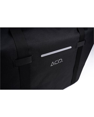 Acid Pro 45/2 Longtail Hybrid Coppia Borse Bici Posteriori 90 Litri Impermeabili, Nero