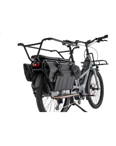 Acid Pro 45/2 Longtail Hybrid Coppia Borse Bici Posteriori 90 Litri Impermeabili, Nero