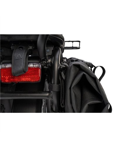 Acid Pro 45/2 Longtail Hybrid Waterproof Rear Pannier Bags 90 Liters, Black