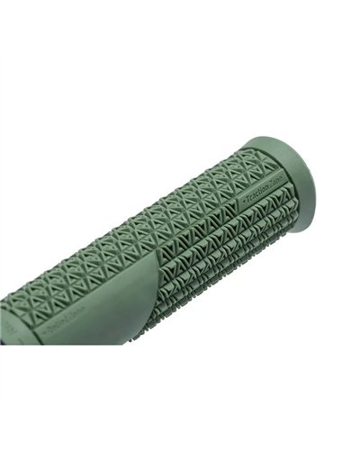 Acid Icon Pro Coppia Manopole MTB Ø30mm, Verde Oliva